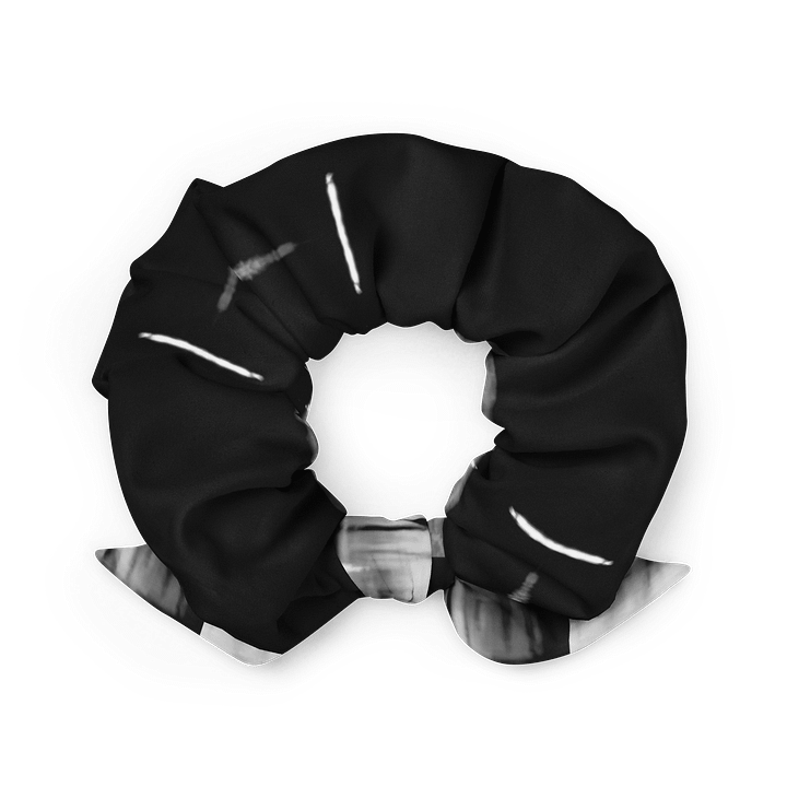 Blue Heron Black and White Scrunchie product image (2)