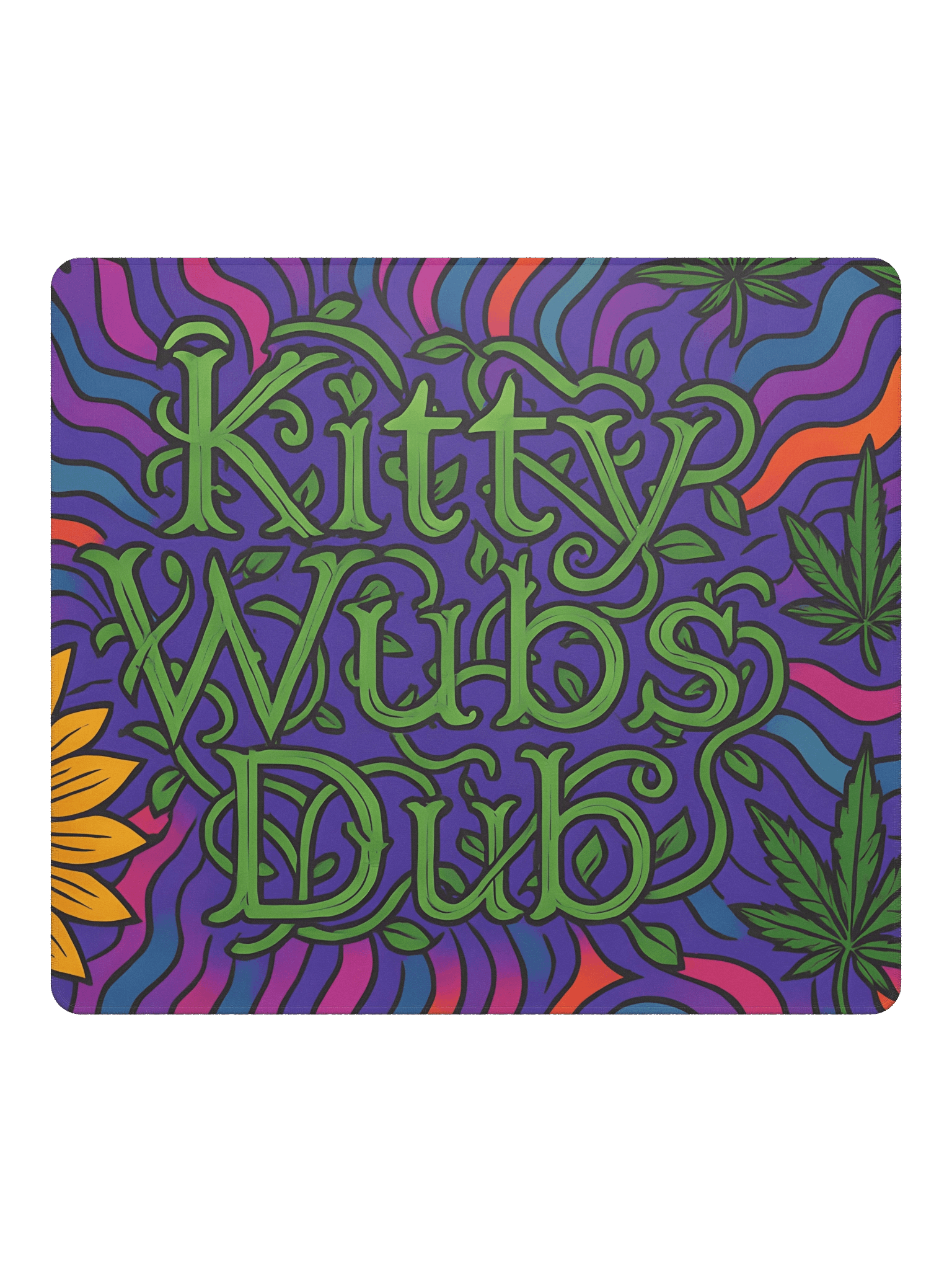 Kitty Sunflower Mouse Pad product image (3)