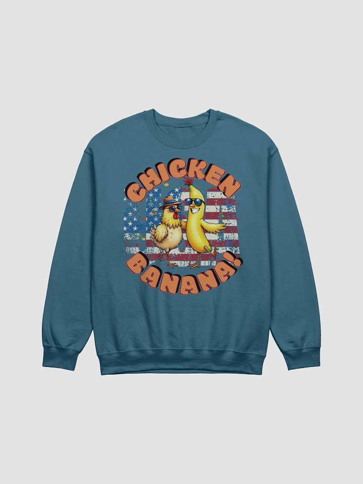 Chicken Banana USA Flag Funky Dance Crewneck product image (13)