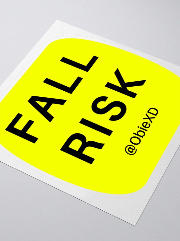 FALL RISK - Sticker product image (2)