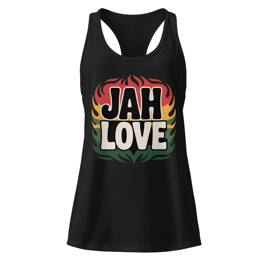 JAH LOVE Racerback Tank product image (1)