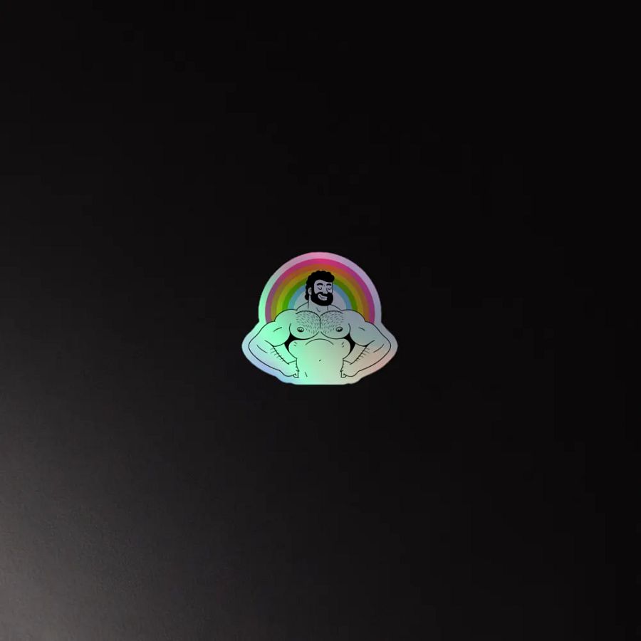 Rainbow Pride Holo Sticker product image (4)