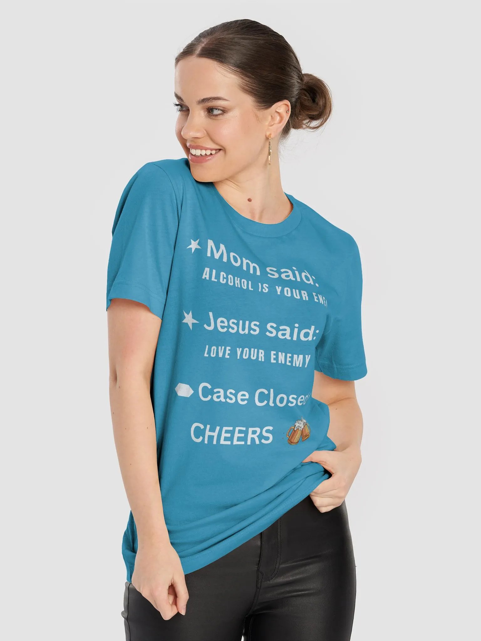 Mom Said vs Jesus Said T-Shirt product image (4)