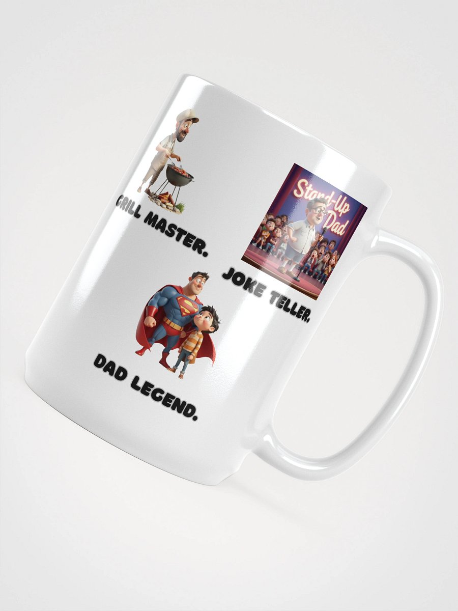 Grill Master. Joke Teller. Dad Legend. – Funny Father’s Day Cartoon Art product image (4)