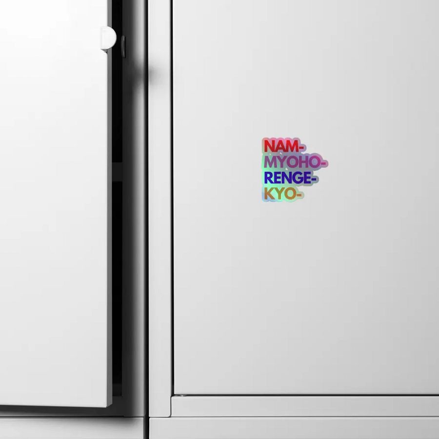 Nam-Myoho-Renge-Kyo Holographic Sticker Sheet product image (4)