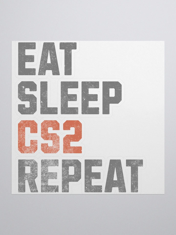 Eat Sleep CS2 Repeat Stickers product image (1)