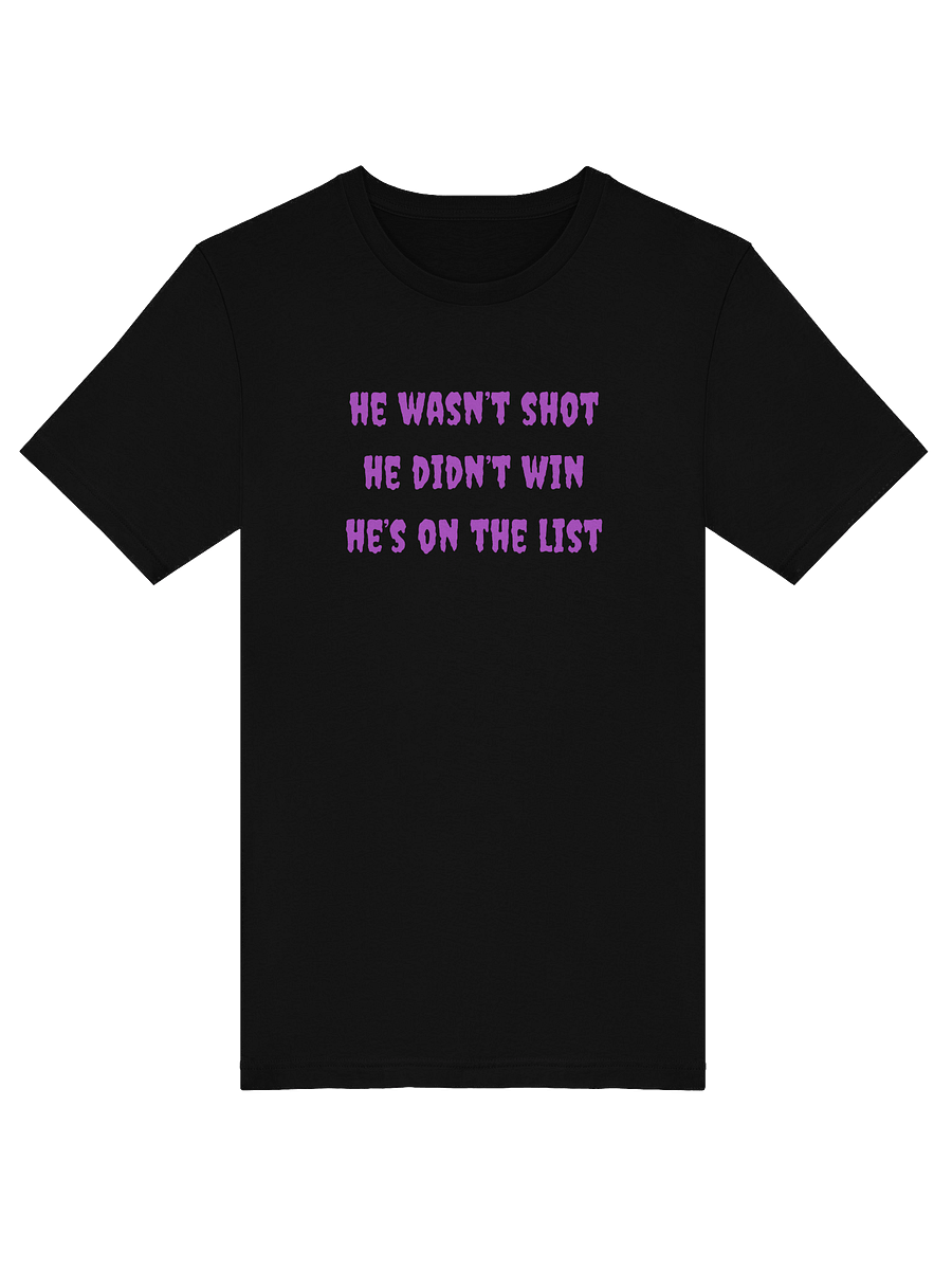 She Won Purple Horror Print Unisex Supersoft T-shirt product image (5)