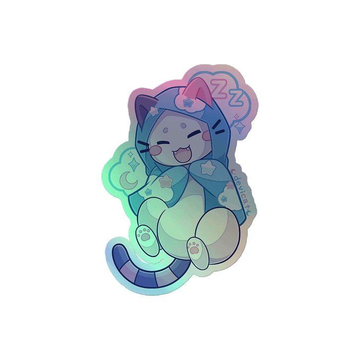 Holo Sticker • CandiCat Cozy Dreams • 2024 product image (2)