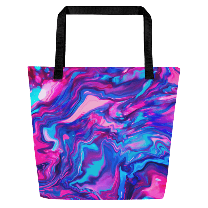 Multicolour Swirls All-Over Tote Bag product image (1)