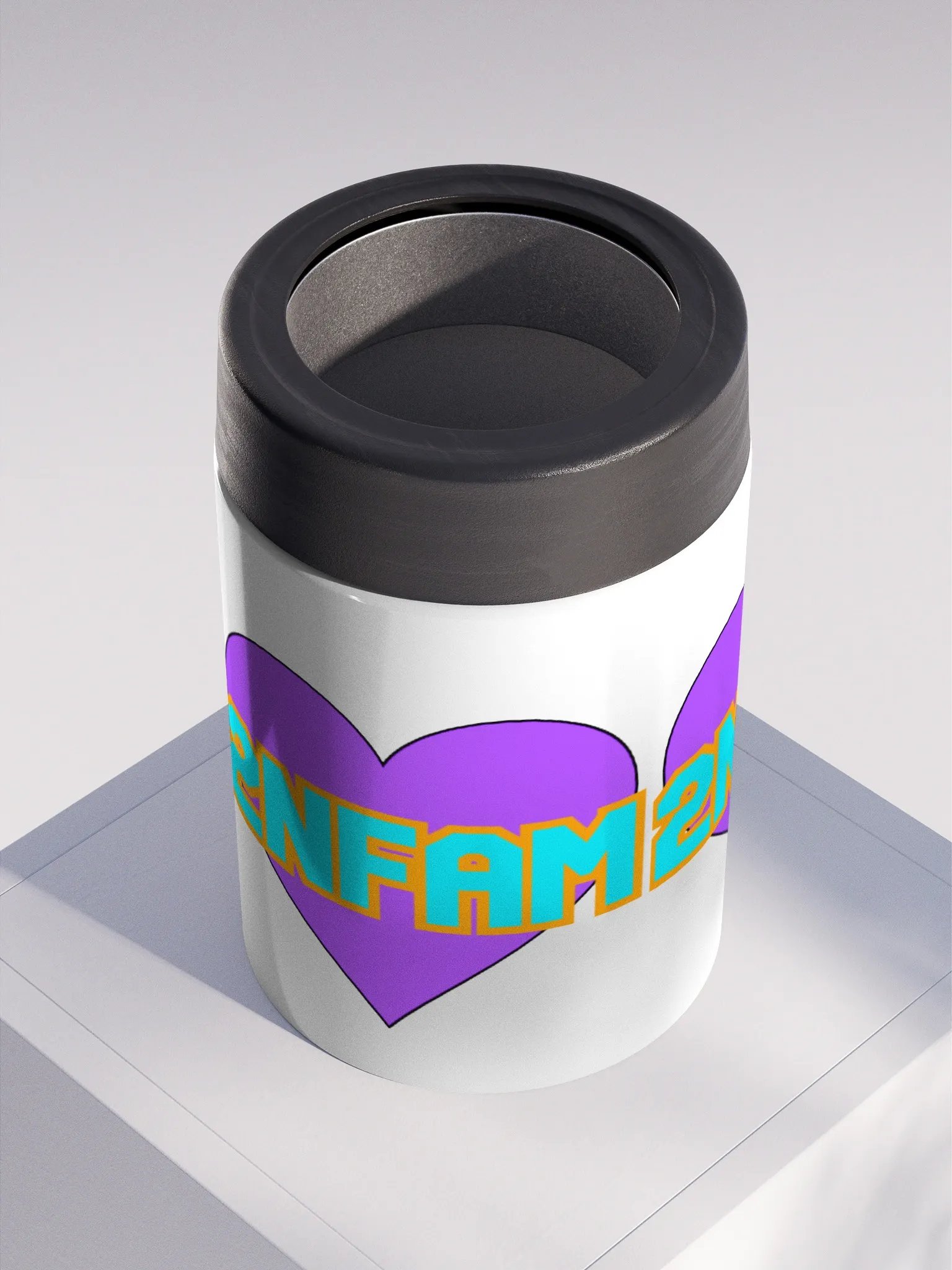 2NFAM Heart Stainless Steel Koozie product image (4)