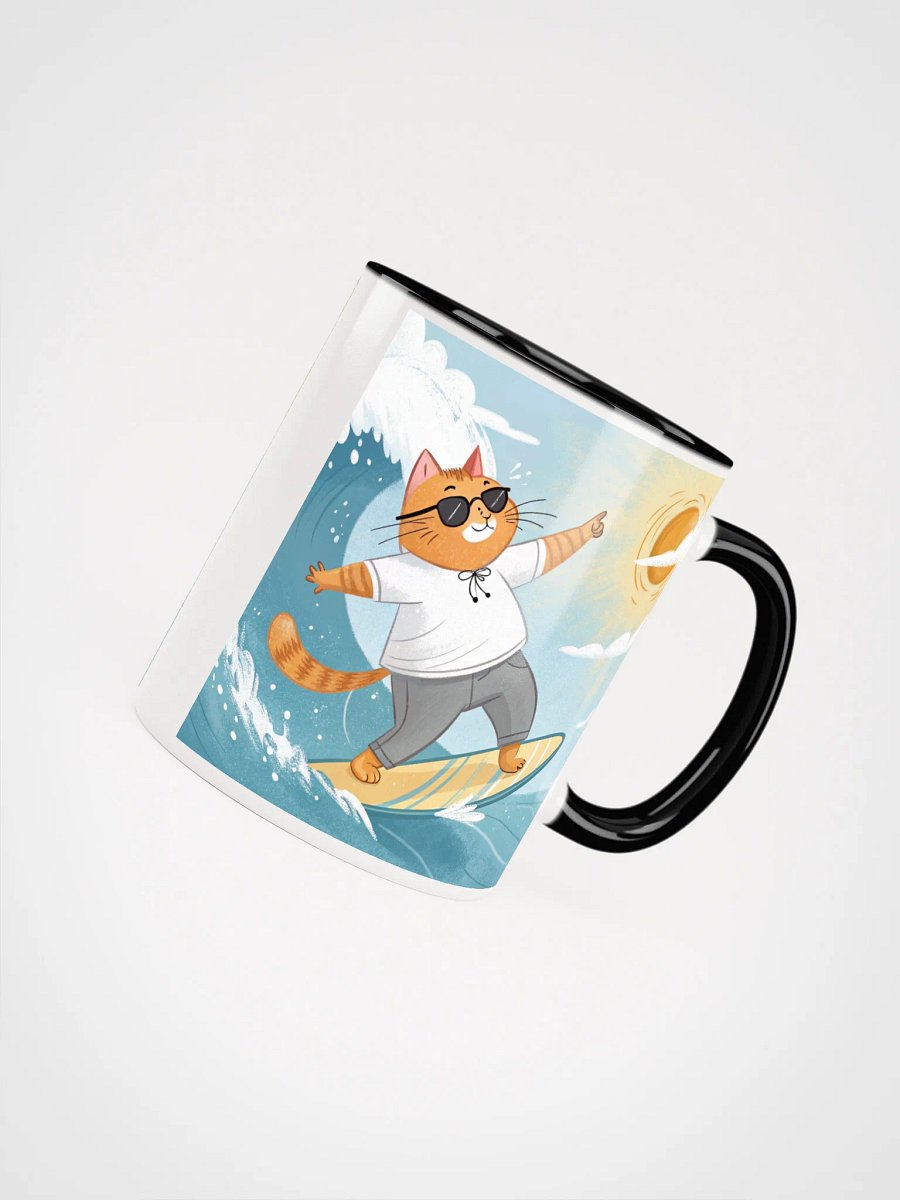 Surfing Cat Ceramic Mug product image (51)