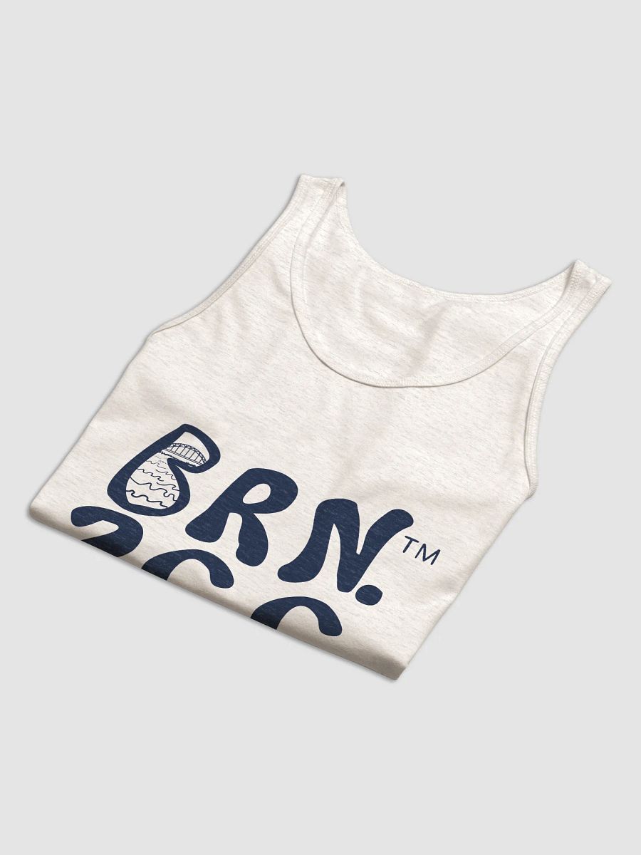 Cape Classic Tank | BRN.2C.C.™ | Men’s Jersey Tank Top | BOURNE to Flex™ | Navy Logos product image (3)