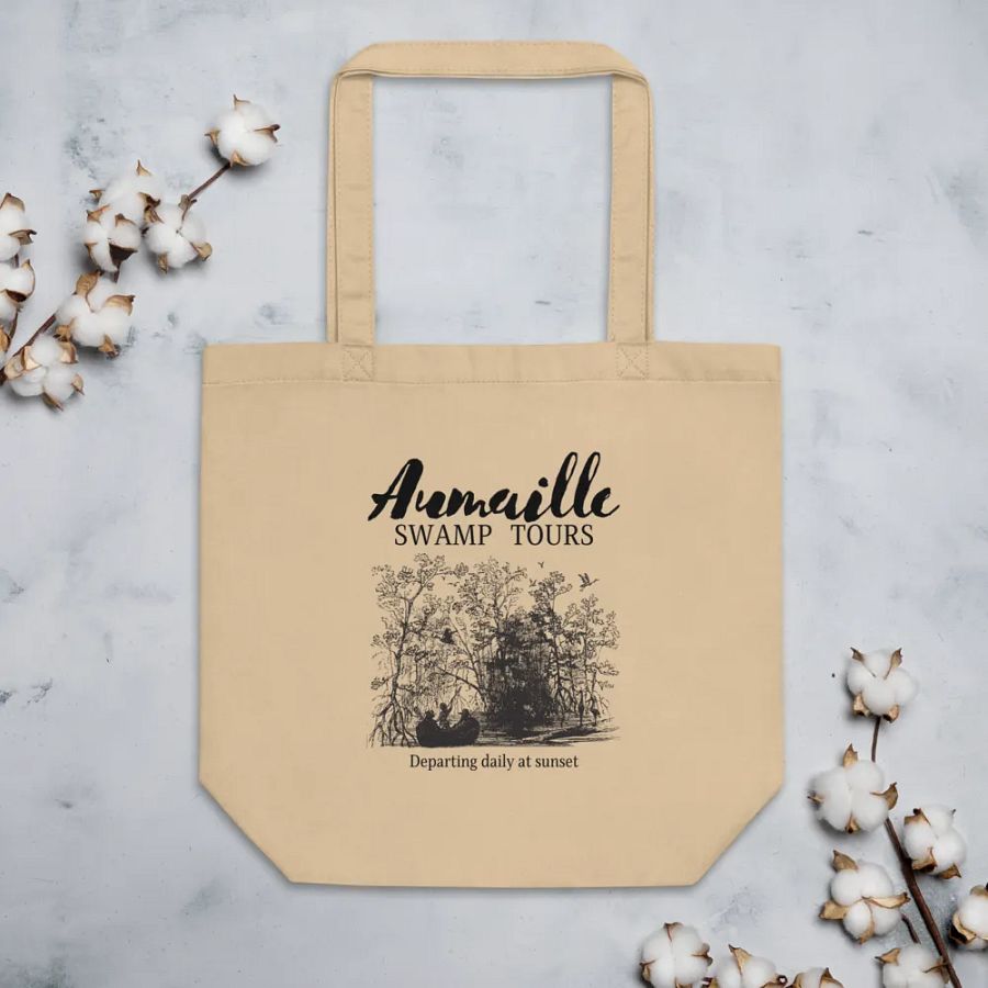 Swamp Tour Organic Cotton Tote Bag product image (4)