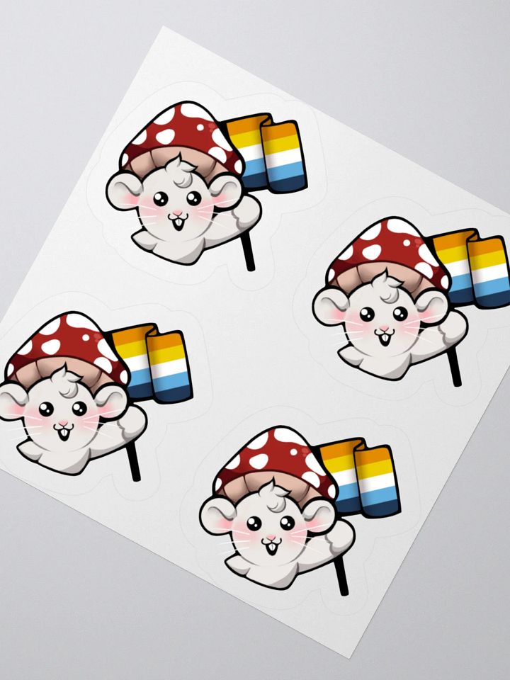 Aroace Pride Flag Stickers product image (2)