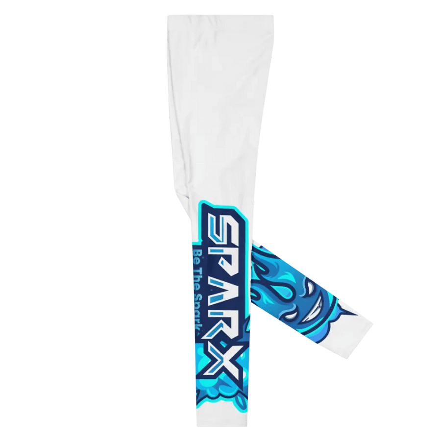 Mens Workout Leggings - White product image (12)