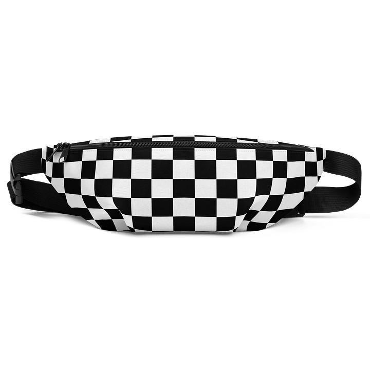 Black/White Checkerboard Fanny Pack product image (1)