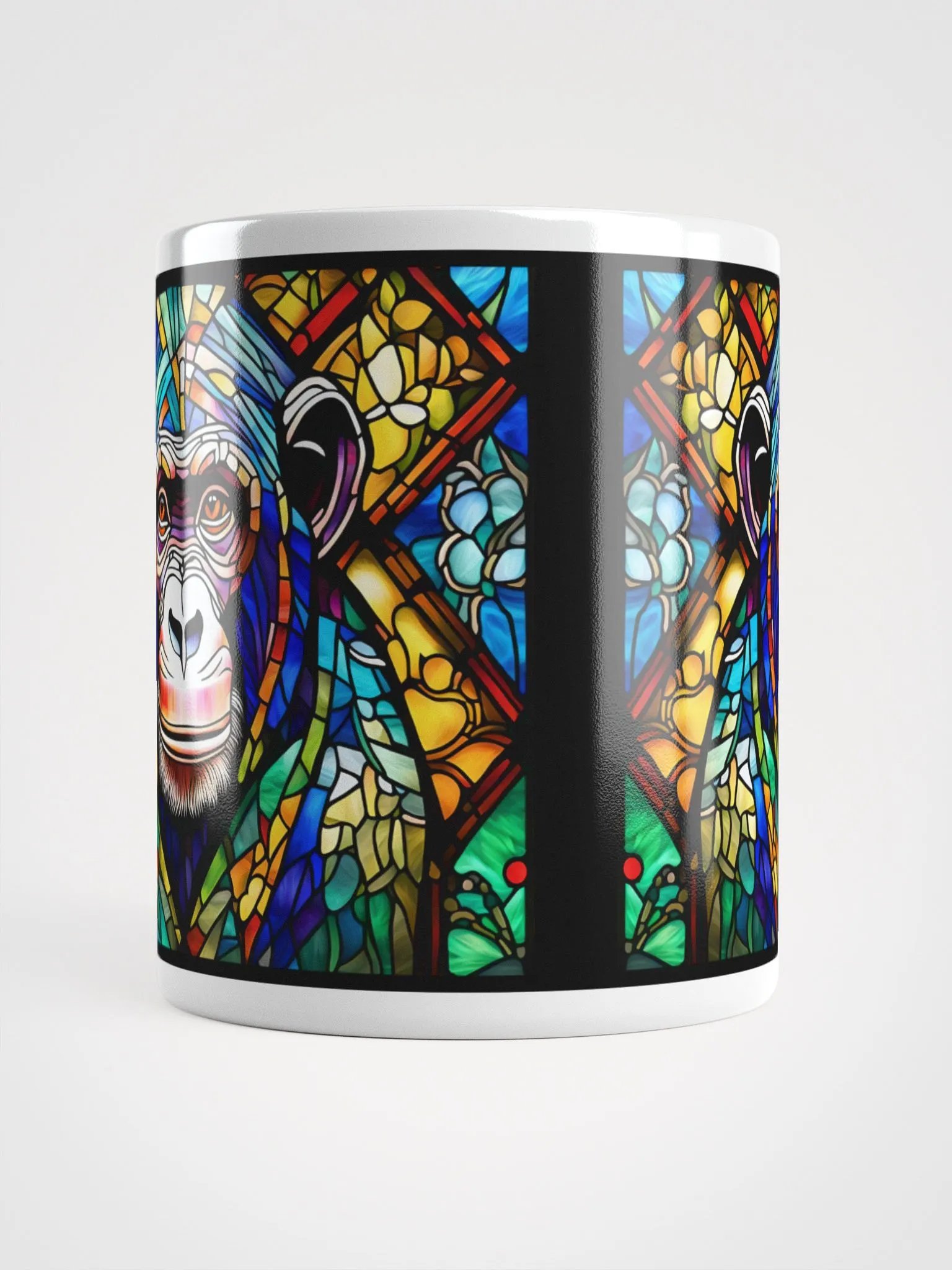 #005 Penny Prankster Chimpanzee Mosaic Mug product image (9)