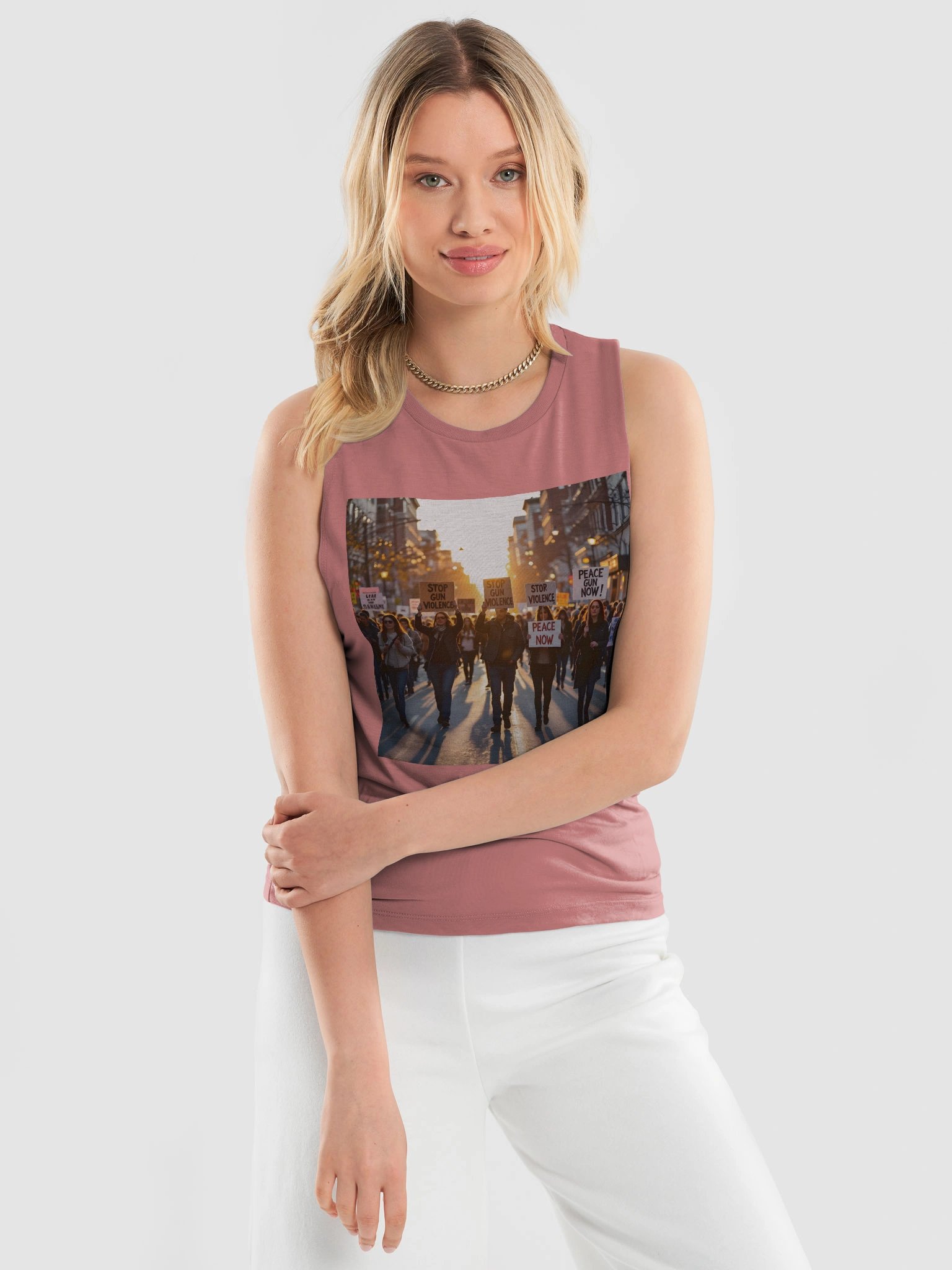 Peaceful Protest Women's Muscle Tank product image (3)
