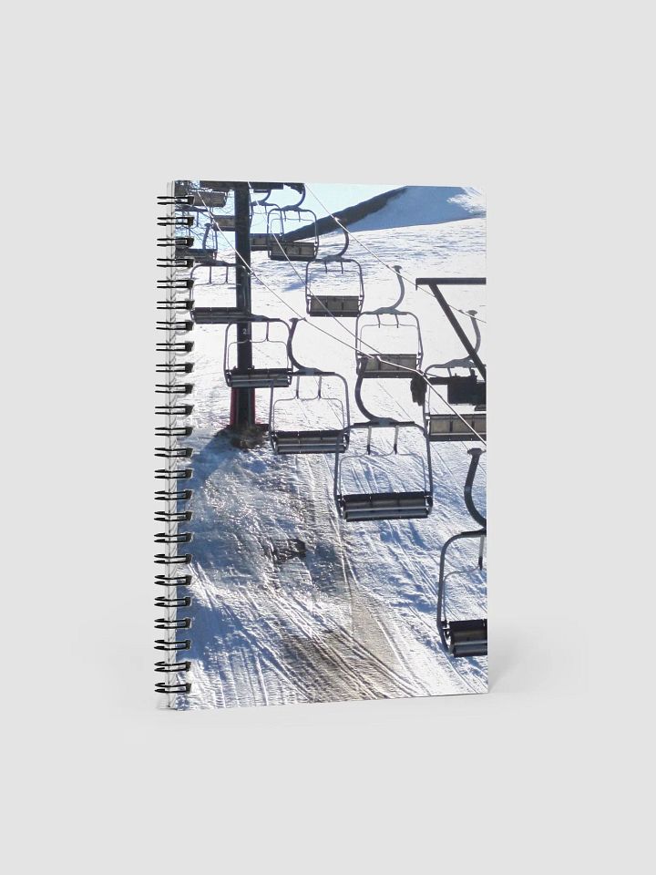 Ski Lift Spiral Notebook product image (1)