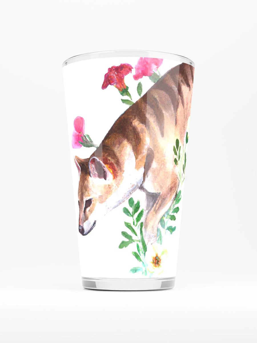 Thylacine Watercolor glass product image (1)