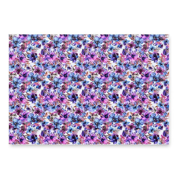 Purple Flowers Paper product image (2)
