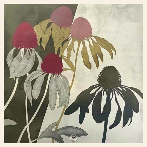 Coneflowers sway gently as I toil in the garden, I am a madwoman with aching bones  yearning for rest. Yet, amidst the fatigu...