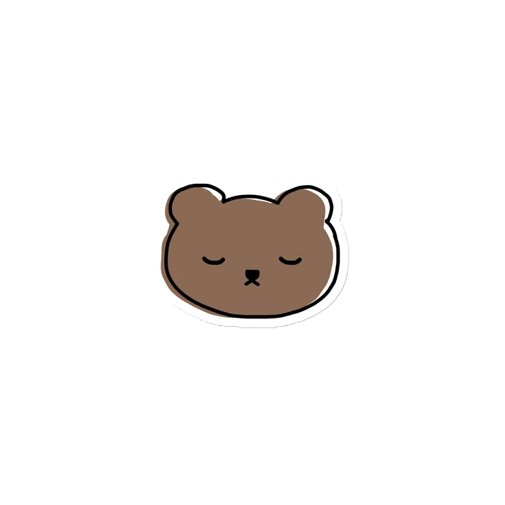 Sleepy Bear Magnet product image (1)