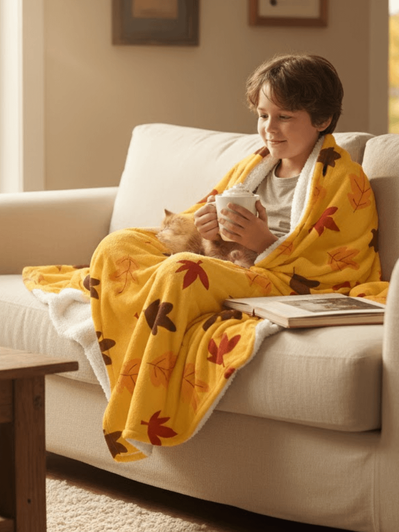 Autumn Leaves Blanket product image (1)