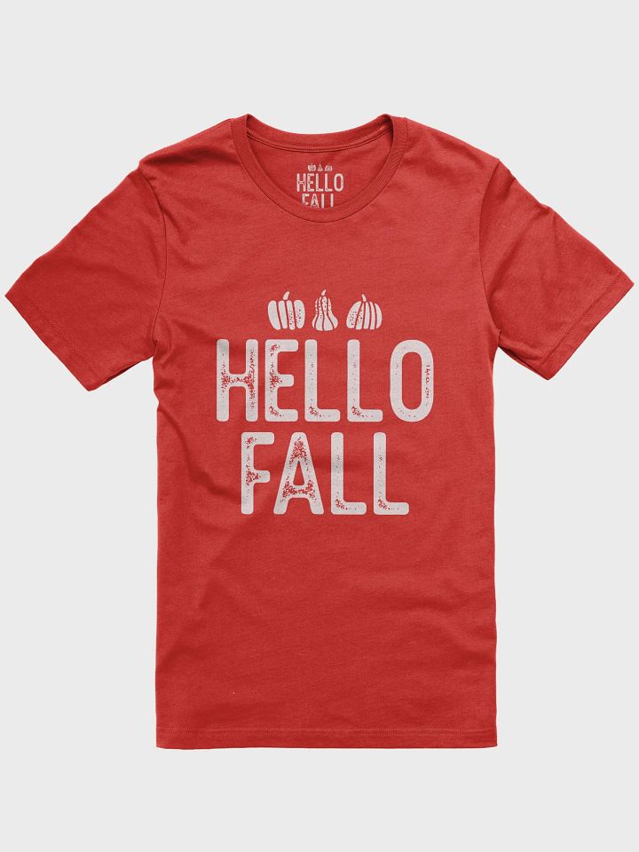 Hello Fall Care Icons T-Shirt product image (1)