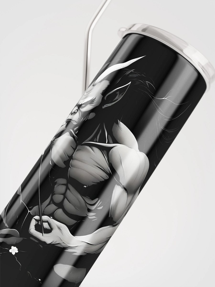 Intimidating Oni Demon Art - Japanese Mythology Illustration Stainless Steel Tumbler product image (4)