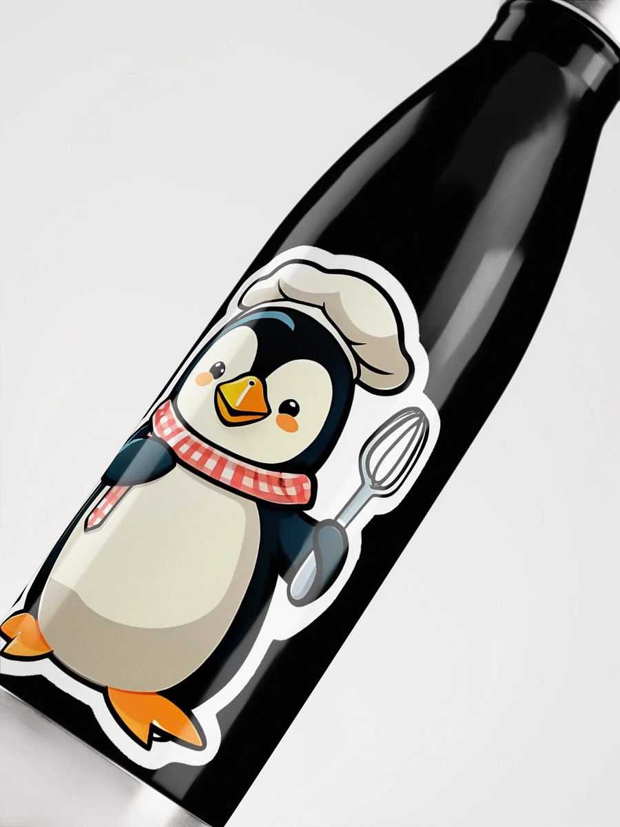 Whisking Penguin Stainless Steel Water Bottle product image (10)