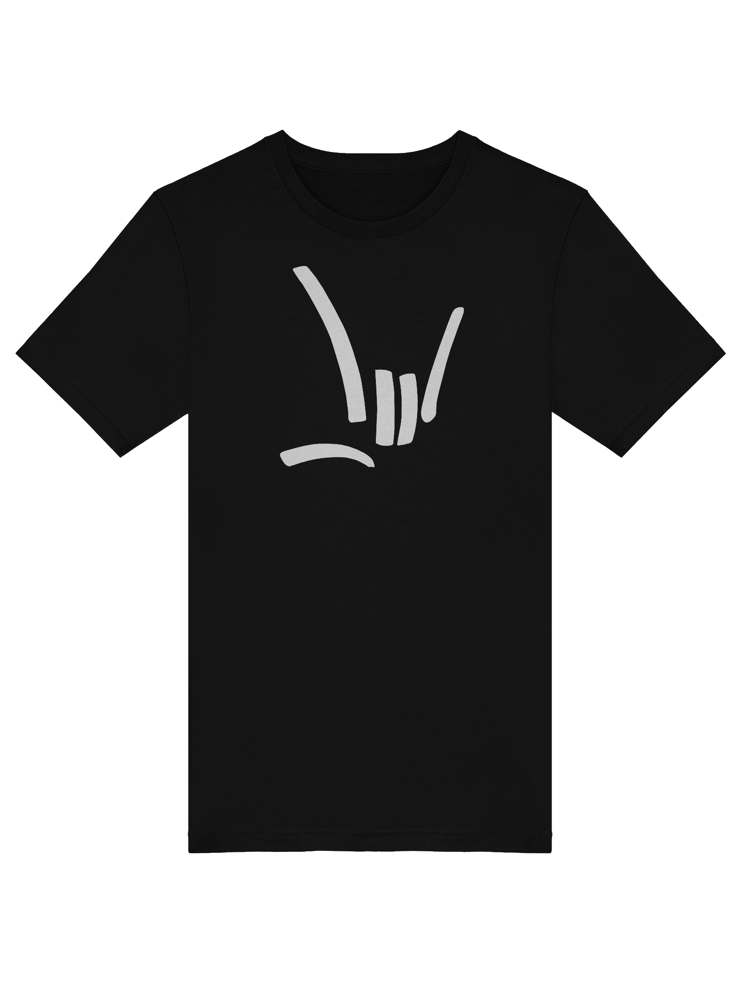 Able Lingo "I Love You" ASL Skinny Style T-Shirt product image (47)