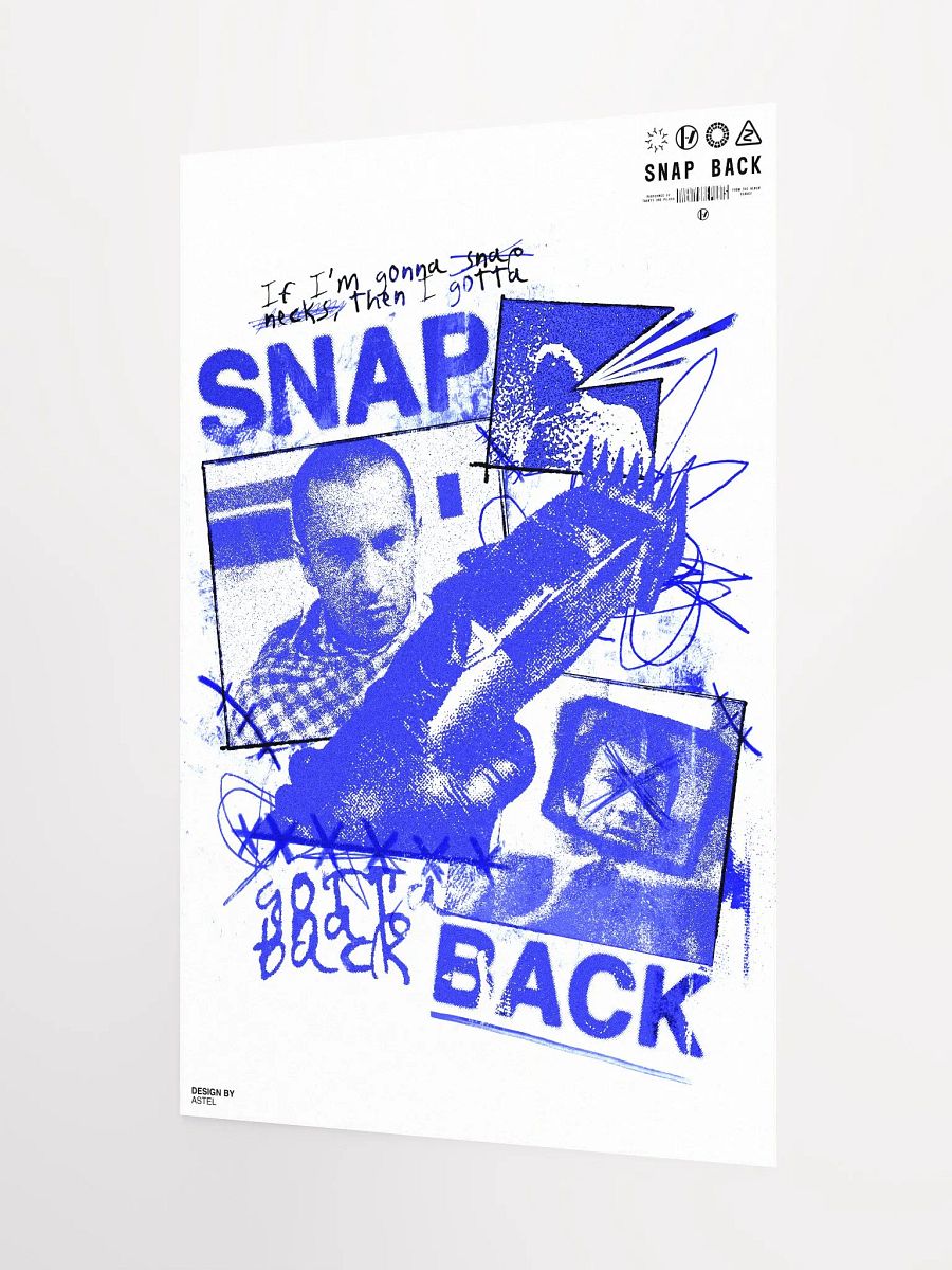 Twenty One Pilots - Snap Back Poster (BLUE VERSION) product image (4)