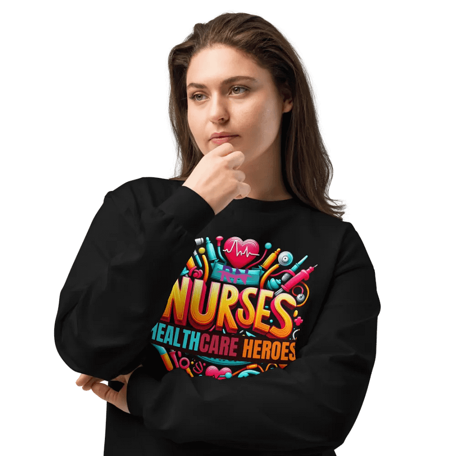 Nurse Appreciation Graphic Long Sleeve Shirt product image (9)