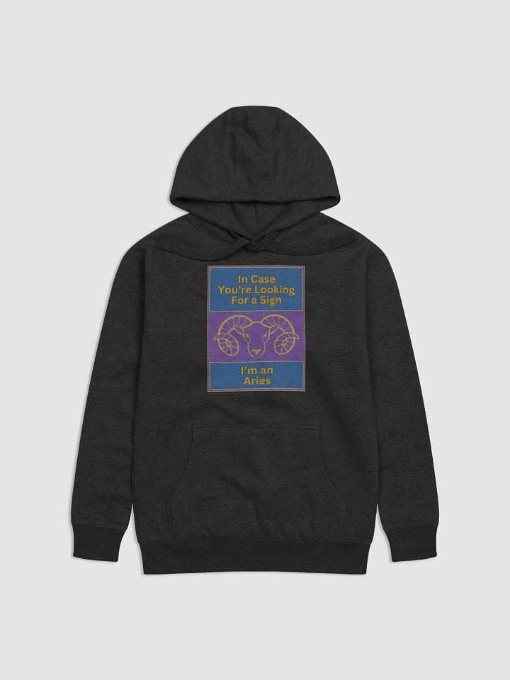In Case You’re Looking For A Sign Aries Zodiac Sign Hoodie, Zodiac Sign Vibes Hoodie, Aries Hoodie, Astrological Hoodie. product image (1)
