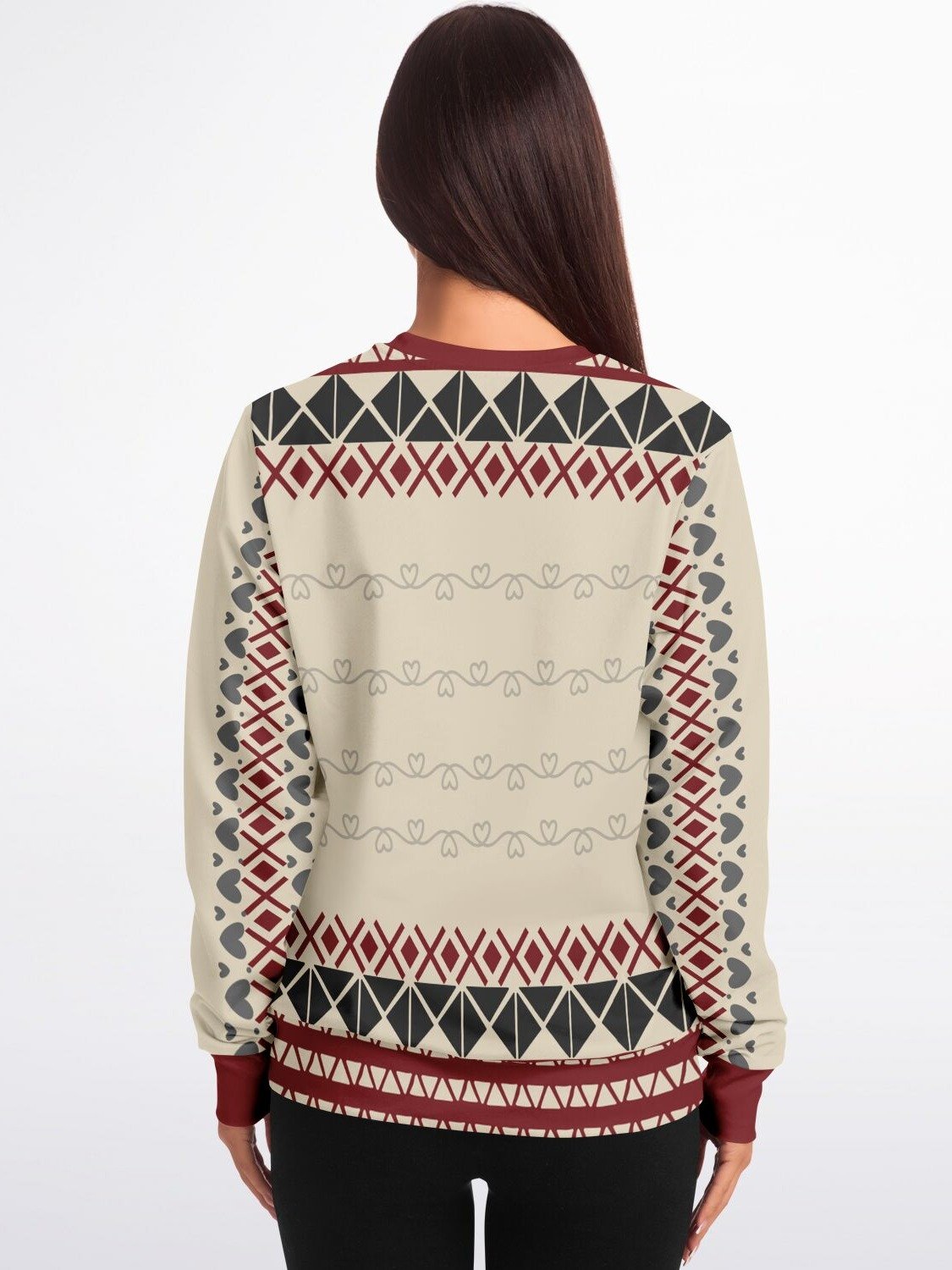 "Love Is In The Air" Gas Mask Sweatshirt | Funny Anti Valentine Sweater | Sarcastic Dark Humor Outfit product image (4)