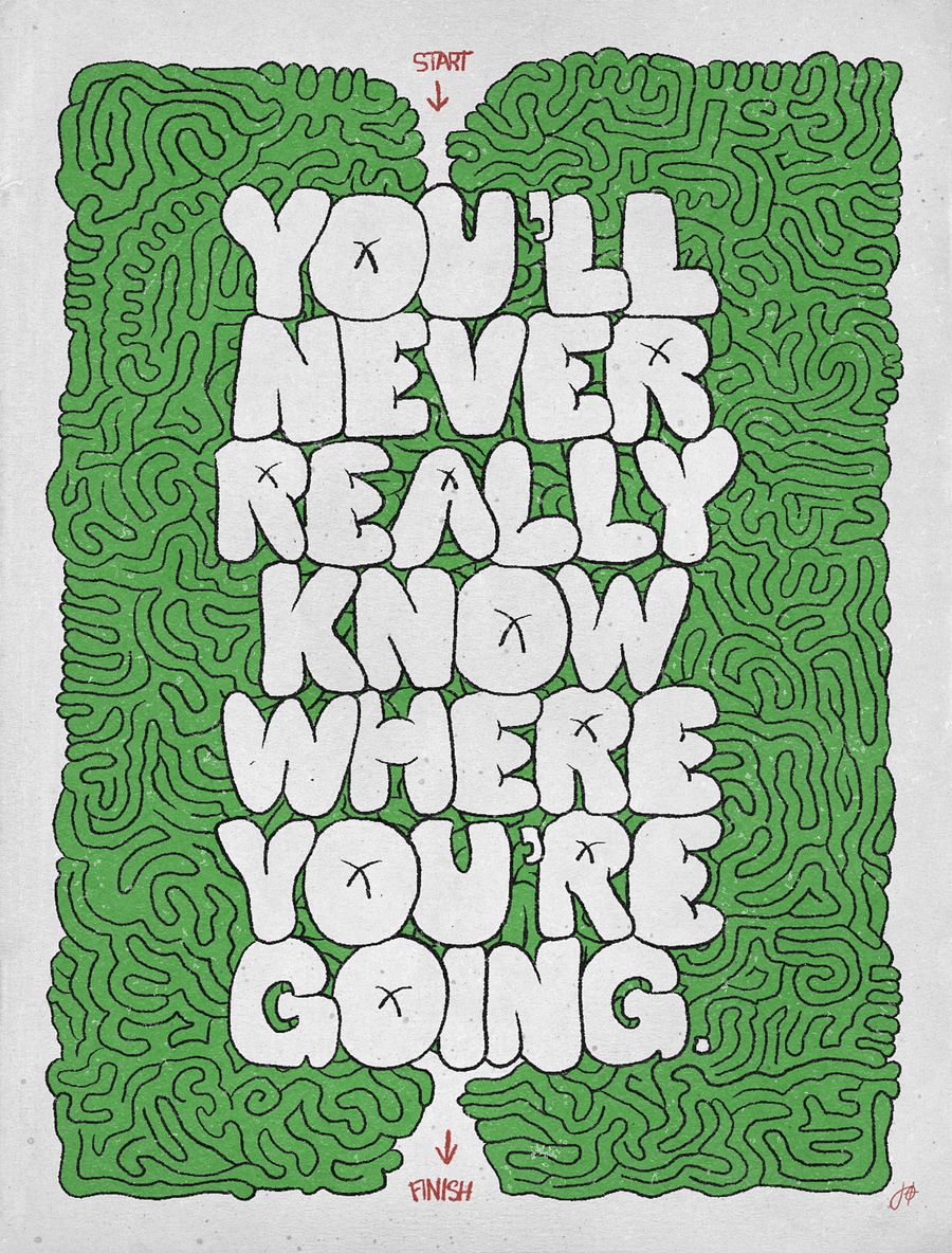 LIFE'S A MAZE - POSTER product image (2)
