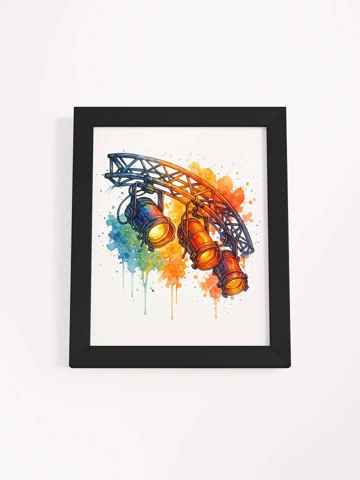 Theatrically Jerry: "Water-PAR" Watercolor PAR Light Fine Art Print product image (1)