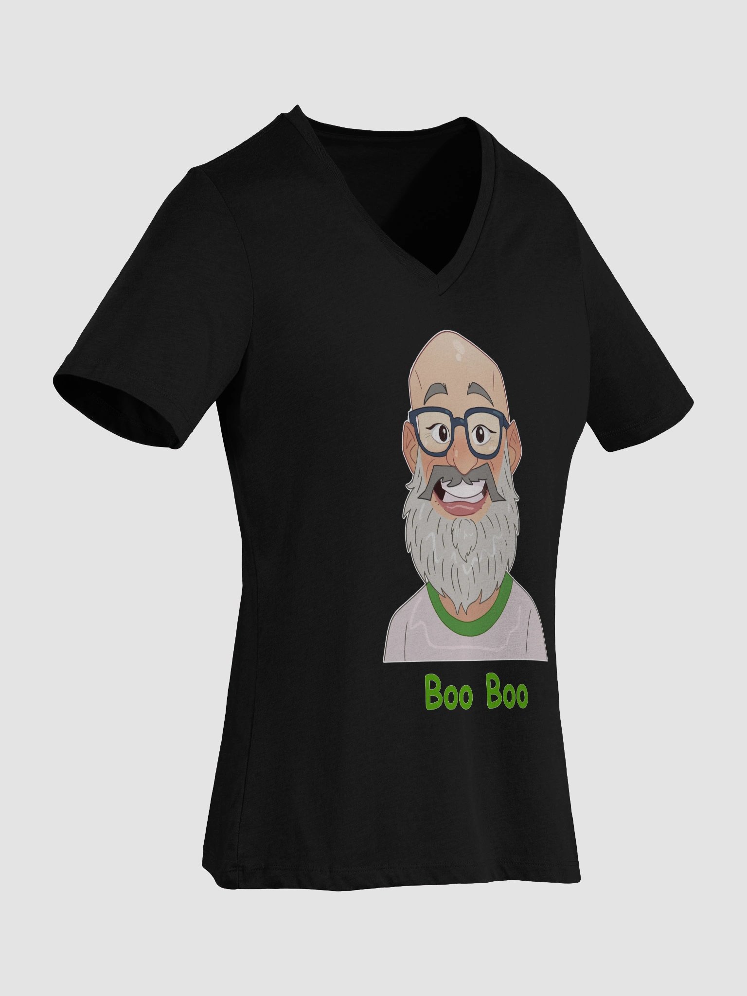 Women's Boo Boo V Neck Tee Shirt product image (43)