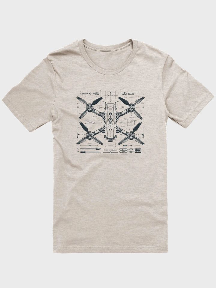 FPV Drone Blueprint T-Shirt product image (1)