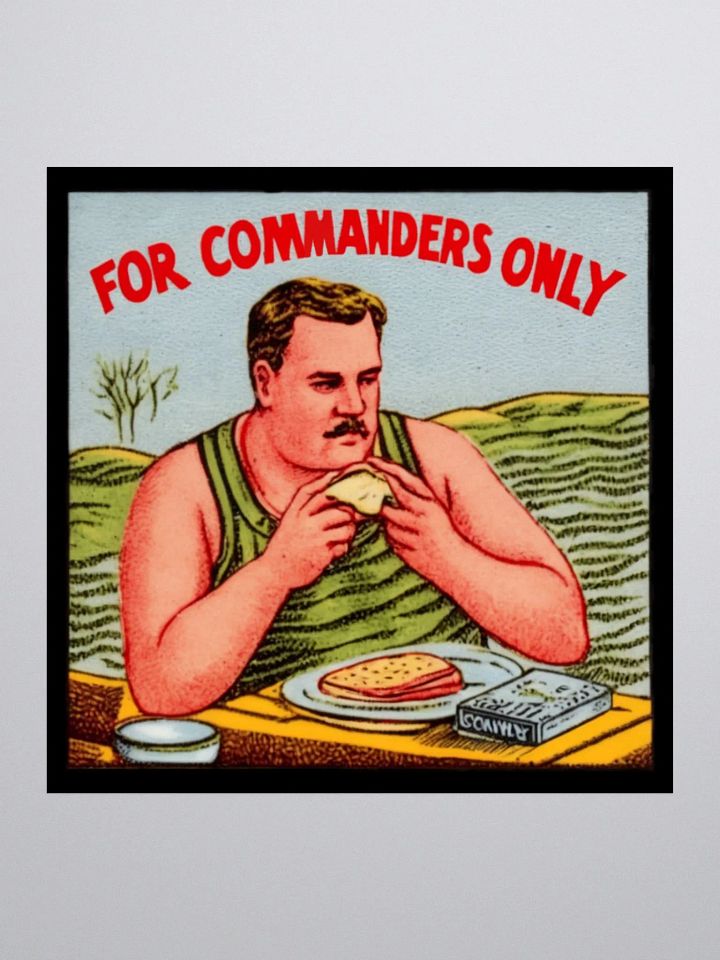 For Commanders Only - Sticker product image (1)