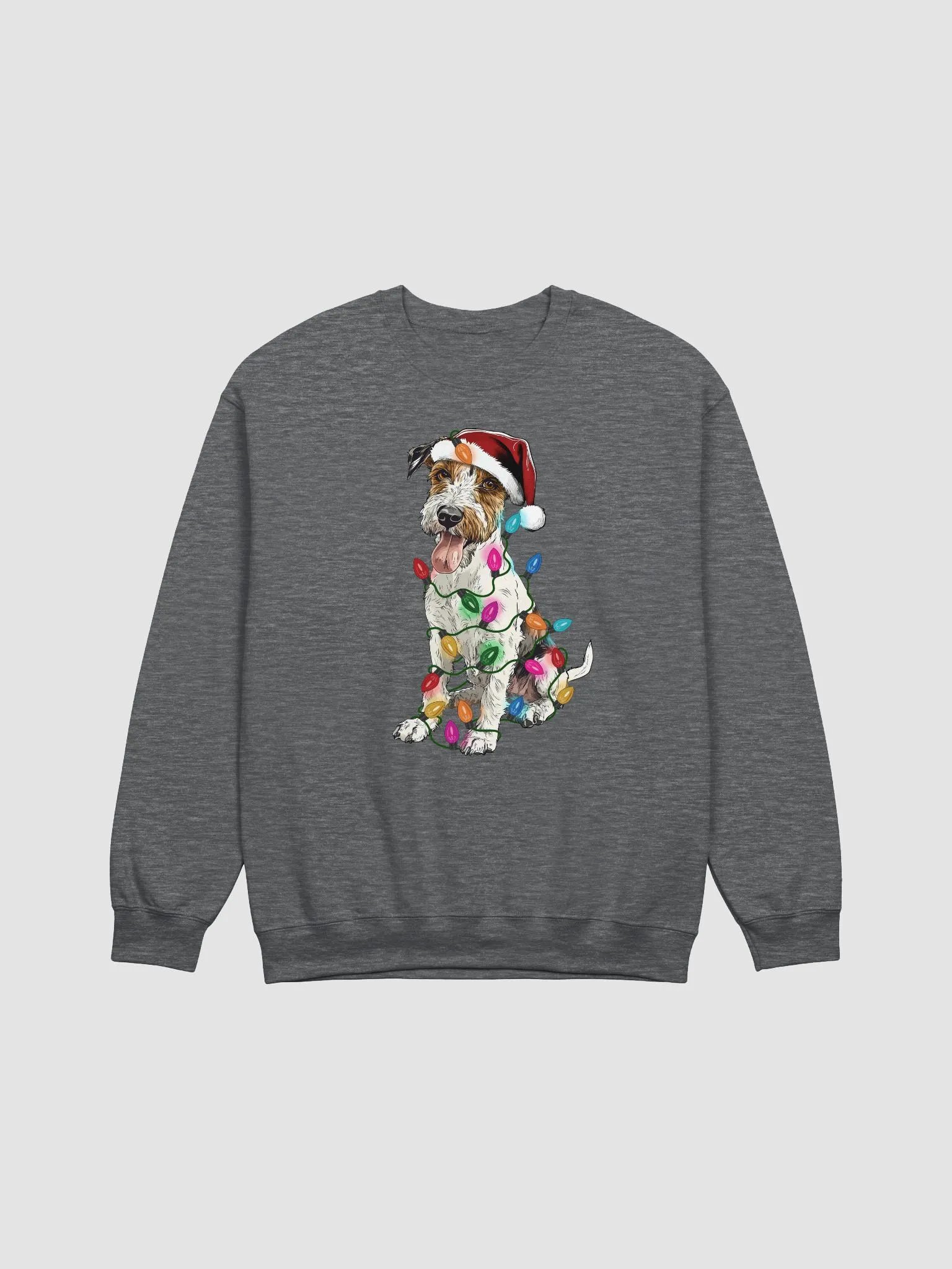 Funny Wire Fox Terrier(Tricolor) Christmas Sweatshirt product image (3)