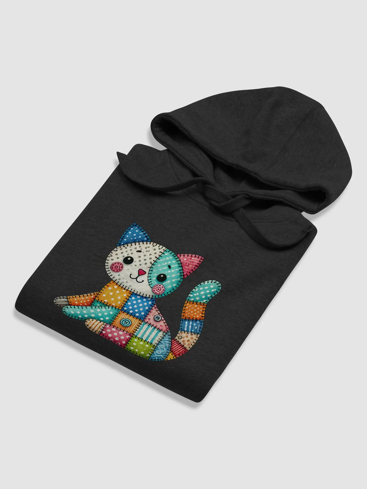 Patchwork Kitty Unisex Hoodie product image (22)