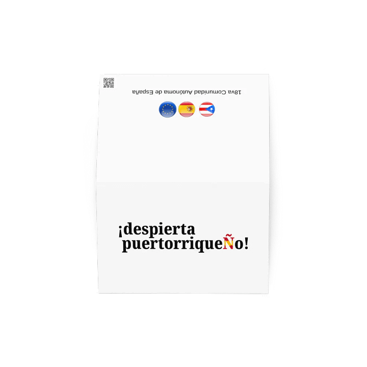 Postal - ¡despierta puertorriqueÑo! product image (2)