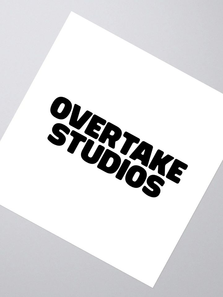 Logo Sticker (White) product image (2)