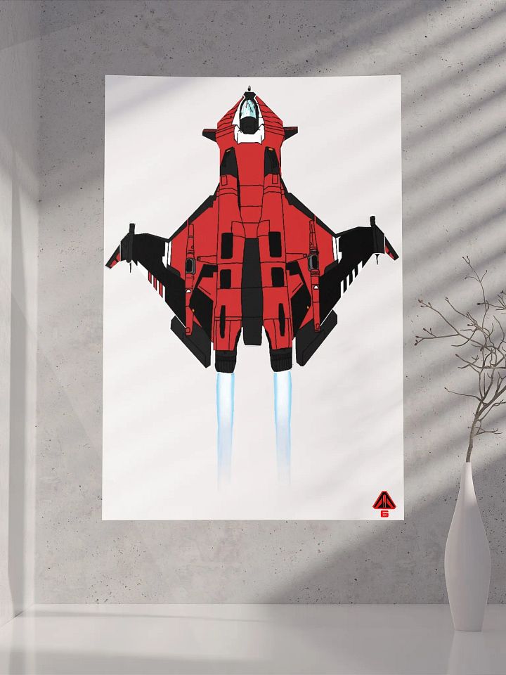 Custom Light Fighter Matte Poster product image (1)