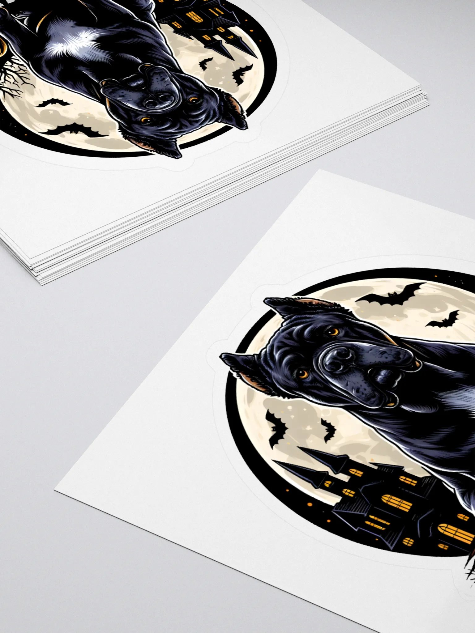 Cane Corso Happy Howl-o-Ween Sticker product image (4)