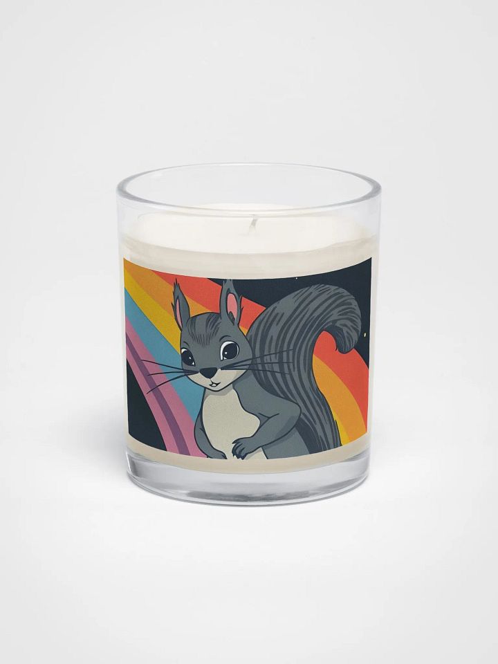 Rainbow Squirrel Soy Wax Candle product image (1)