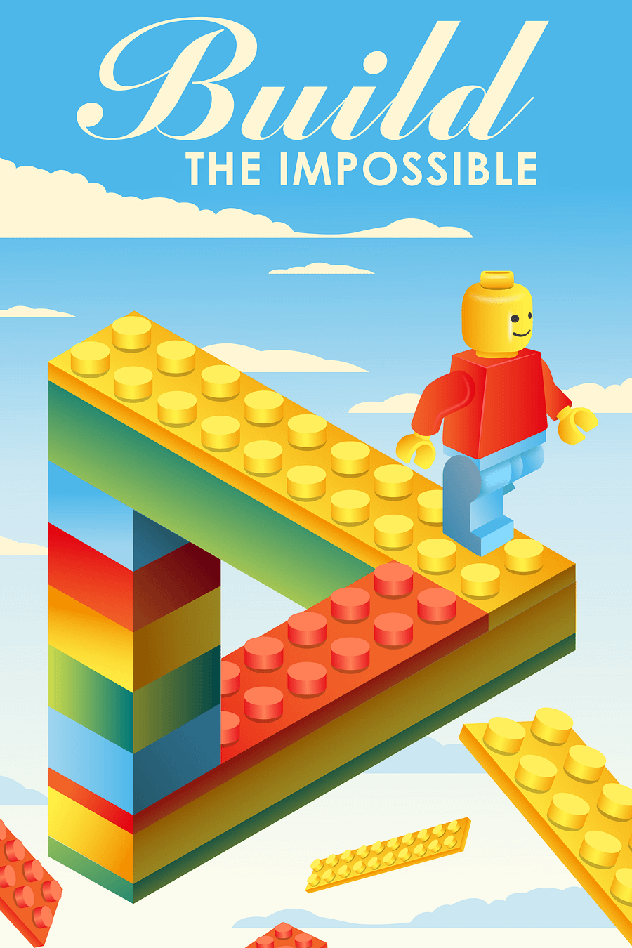 Build The Impossible Triangle | Limited Edition Poster product image (6)