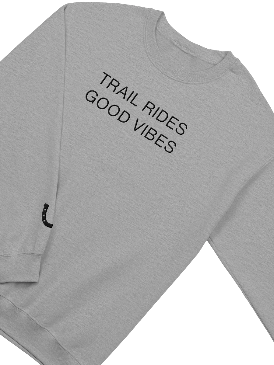 Trail Ride Good Vibes with Horseshoe Embroidered Sweatshirt product image (17)